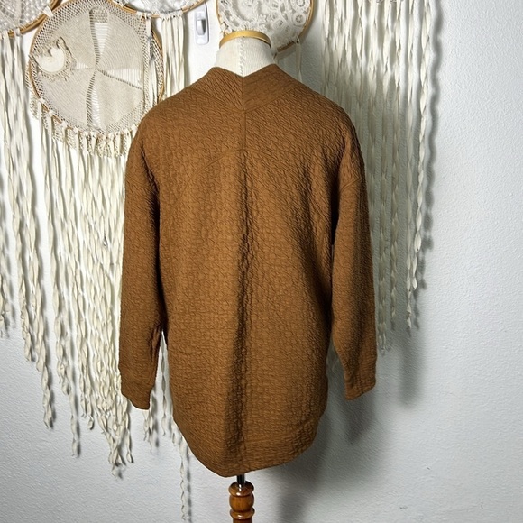 Lululemon Rippled N-Neck Pullover in Copper Brown Size 4 - Picture 13 of 14